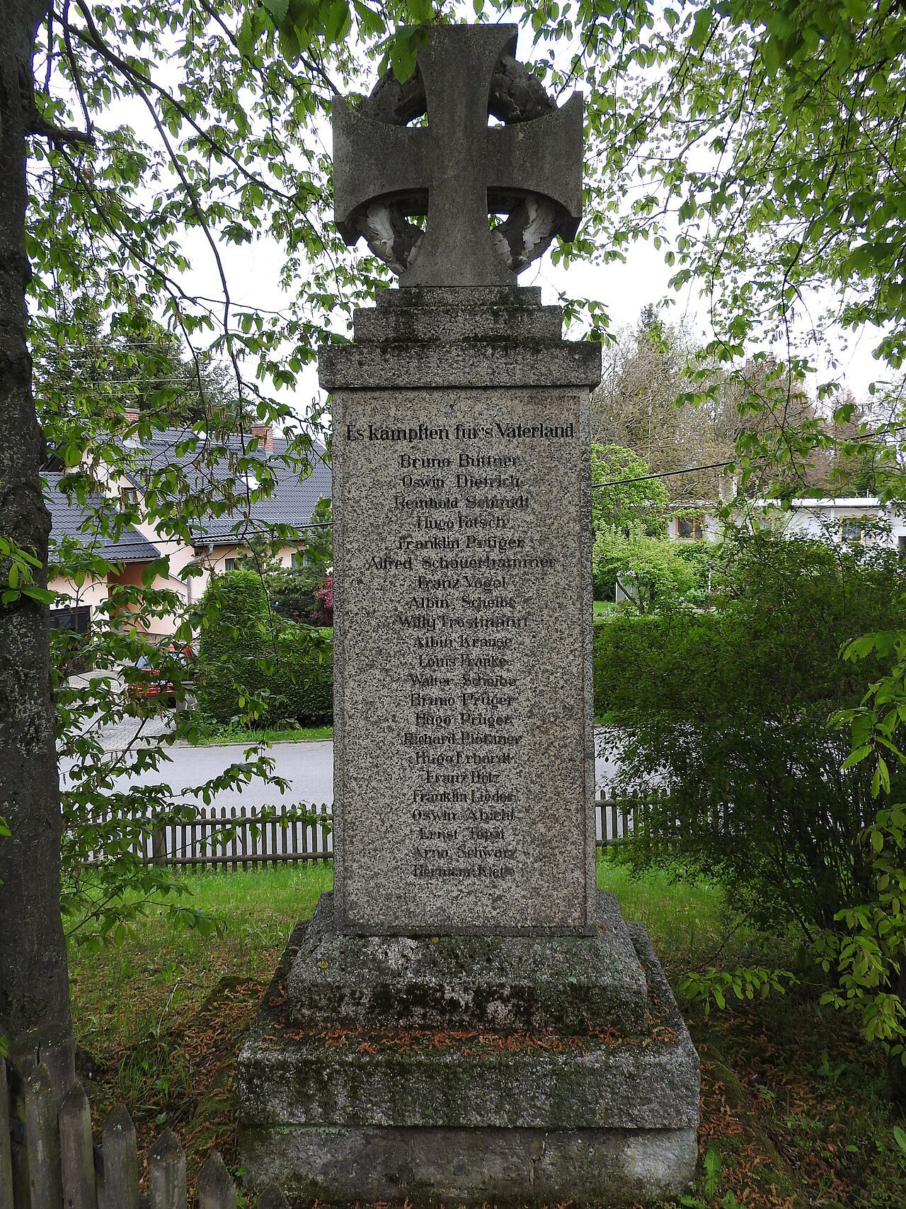 Kriegerdenkmal in Schmieritz, Thüringen