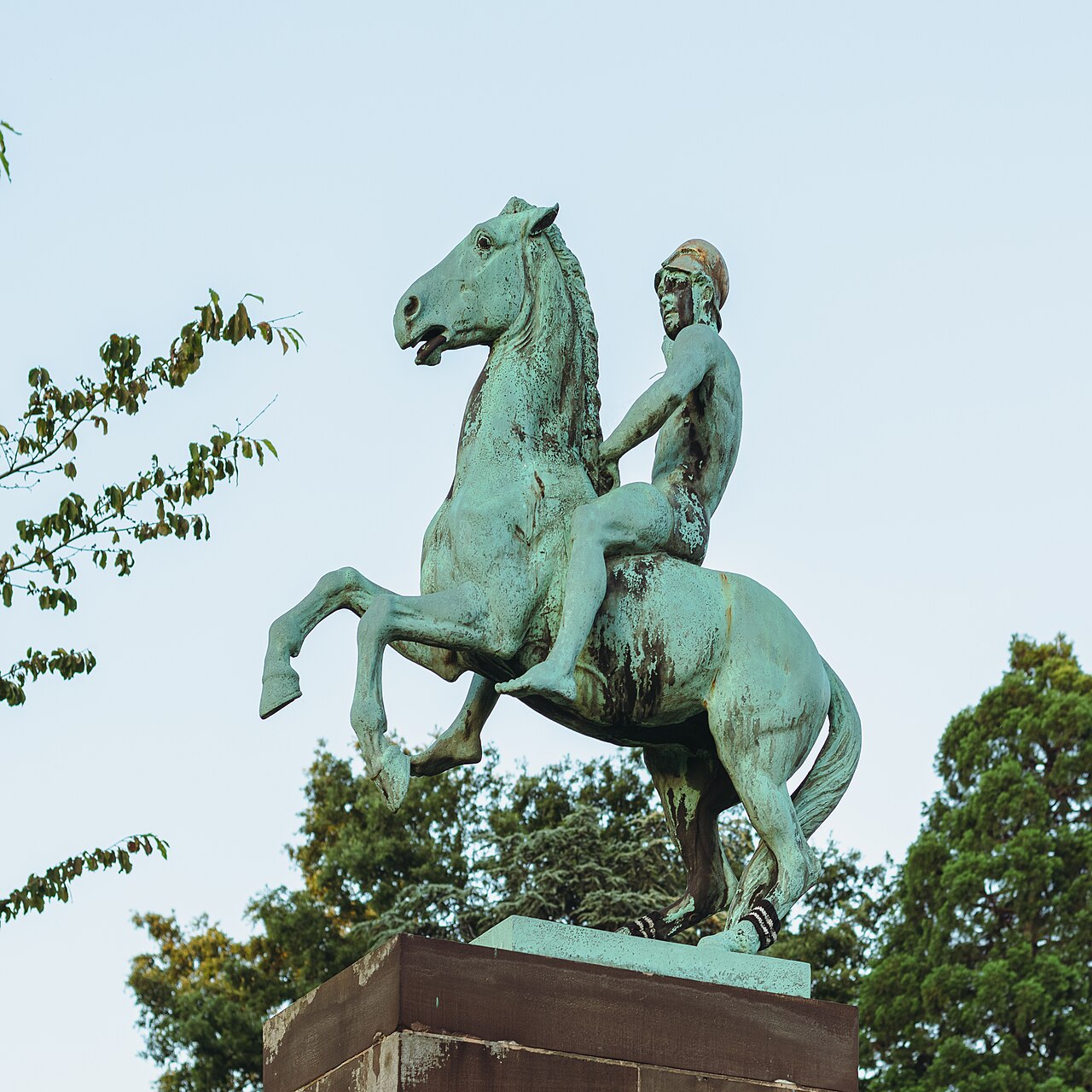 The Ulanendenkmal at the Staden in Saarbrücken