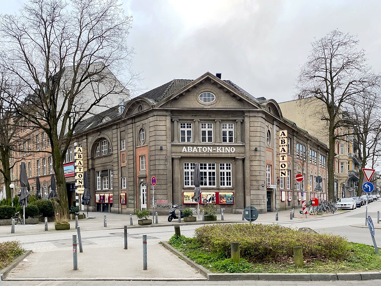 Kino Abaton in Hamburg-Rotherbaum, Ostern 2021 im Corona-Lockdown
