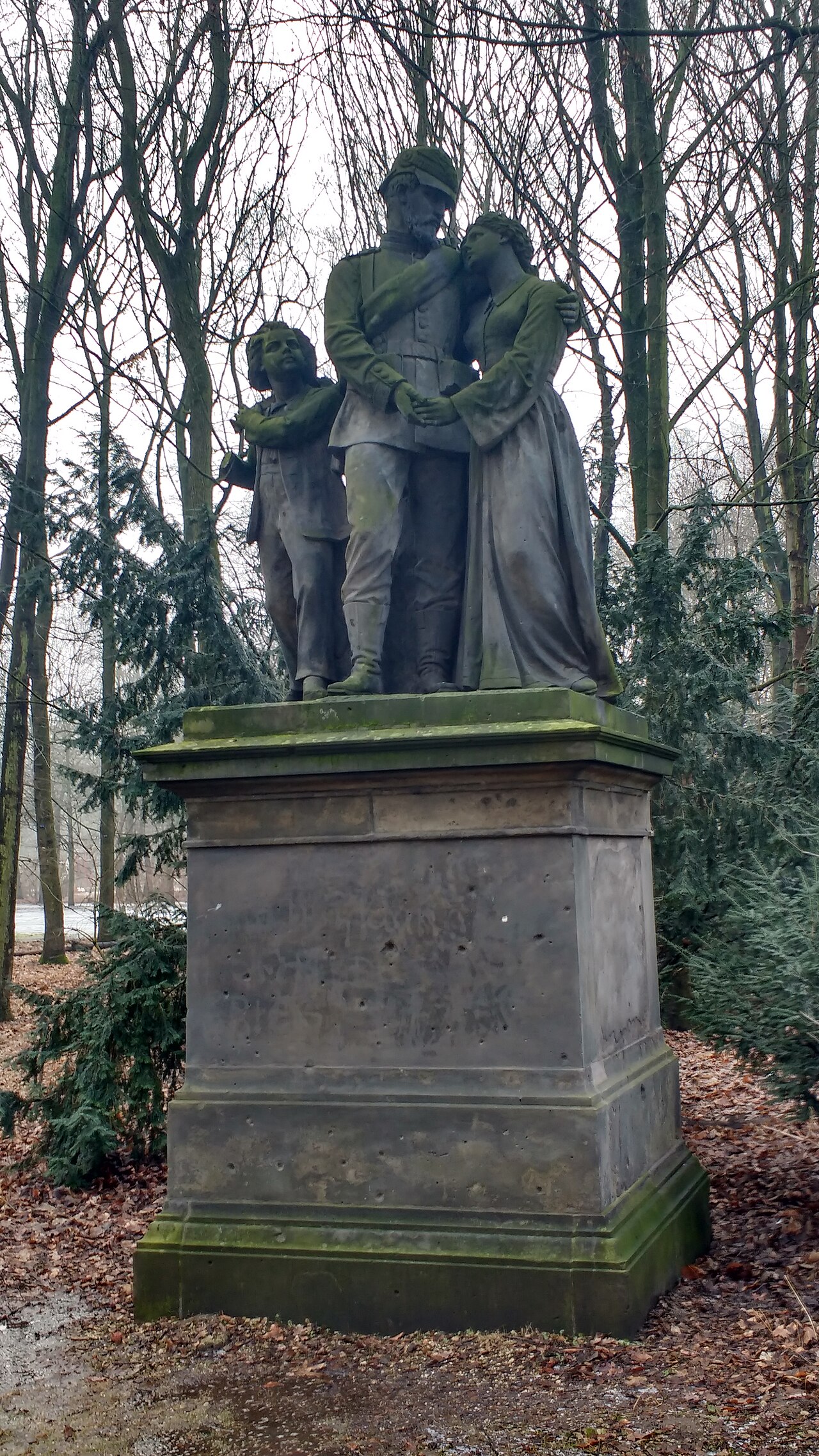 Skulptur im Tiergarten