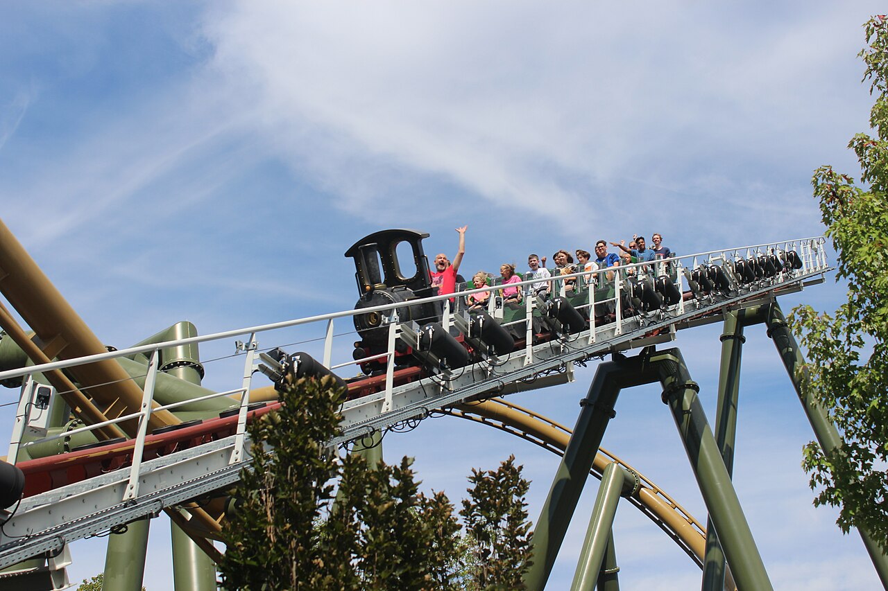 The Boomerang Coaster Volldampf in the German Erlebnispark Tripsdrill (2022)