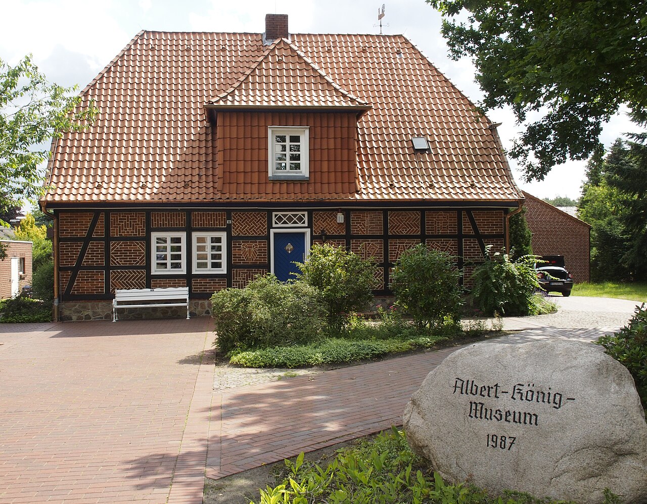Ehemaliges Wohnhaus von Albert König, jetzt das Albert-König-Museum, Unterlüß (Germany)