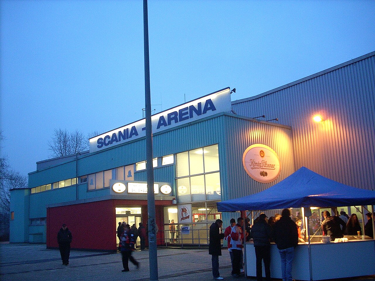 Ice rink “SCANIA-Arena” in Duisburg-Wedau