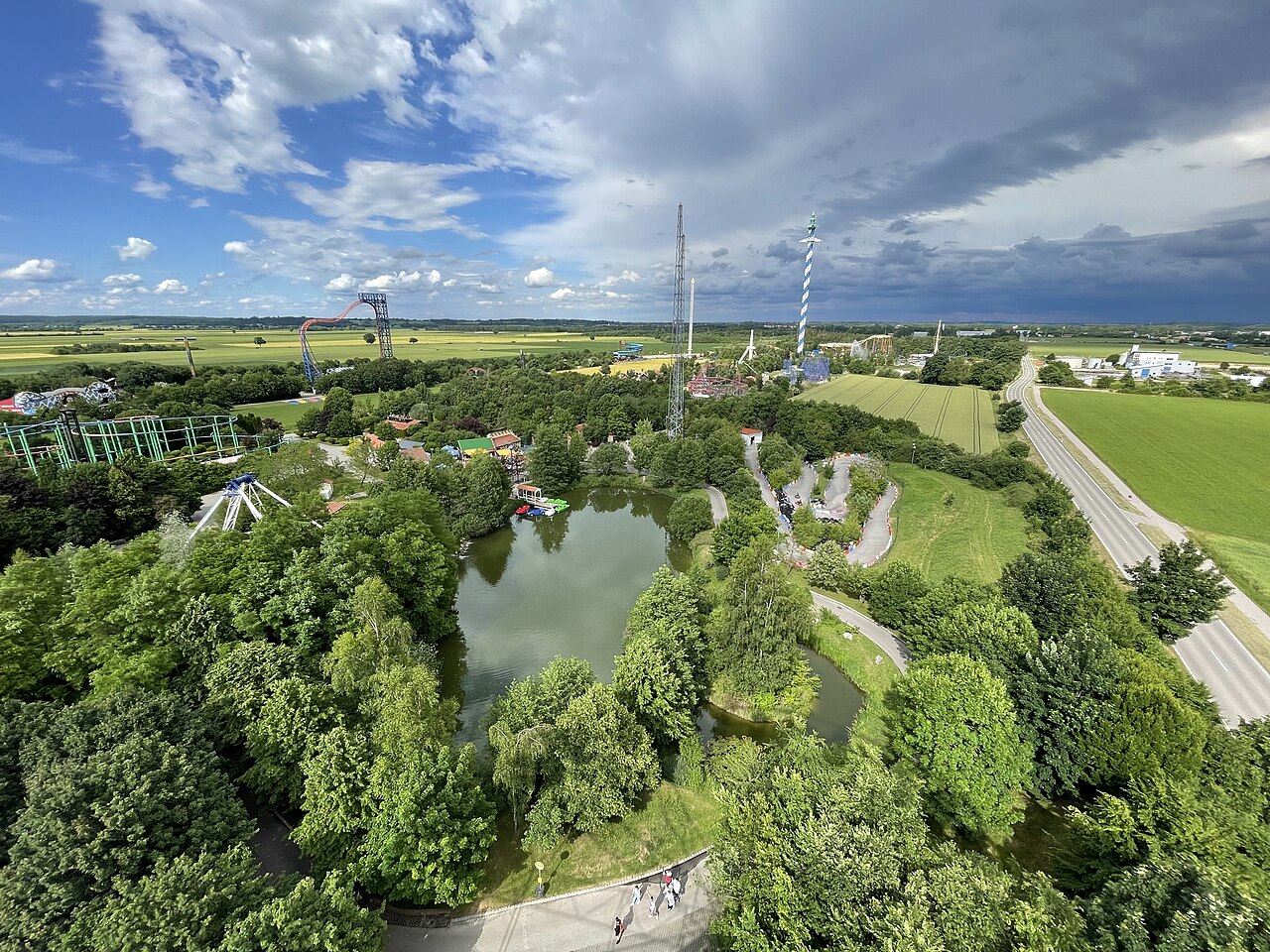 Blick über den Skyline Park