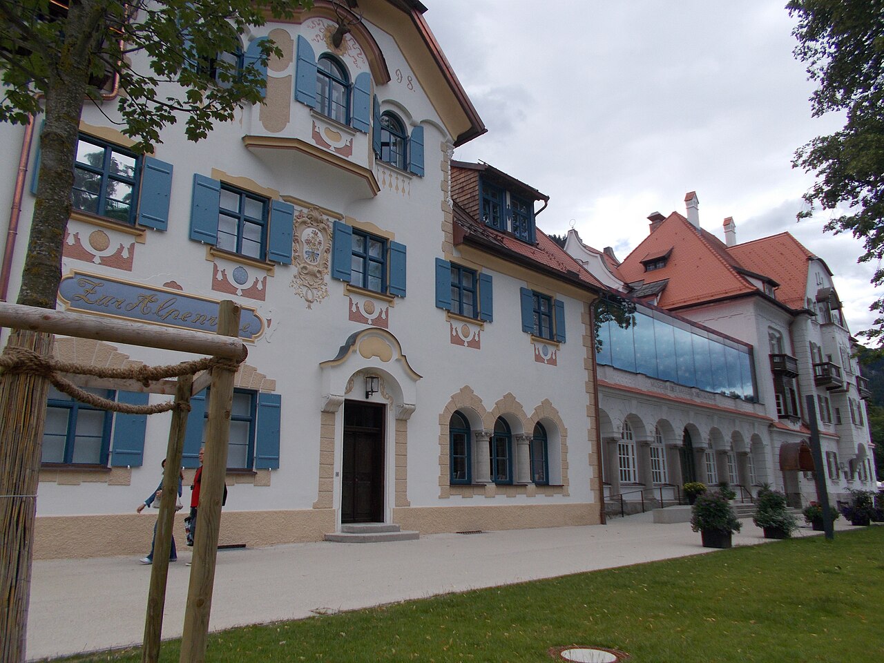 un edificio nelle vicinanze del Castello di Hohenschwangau