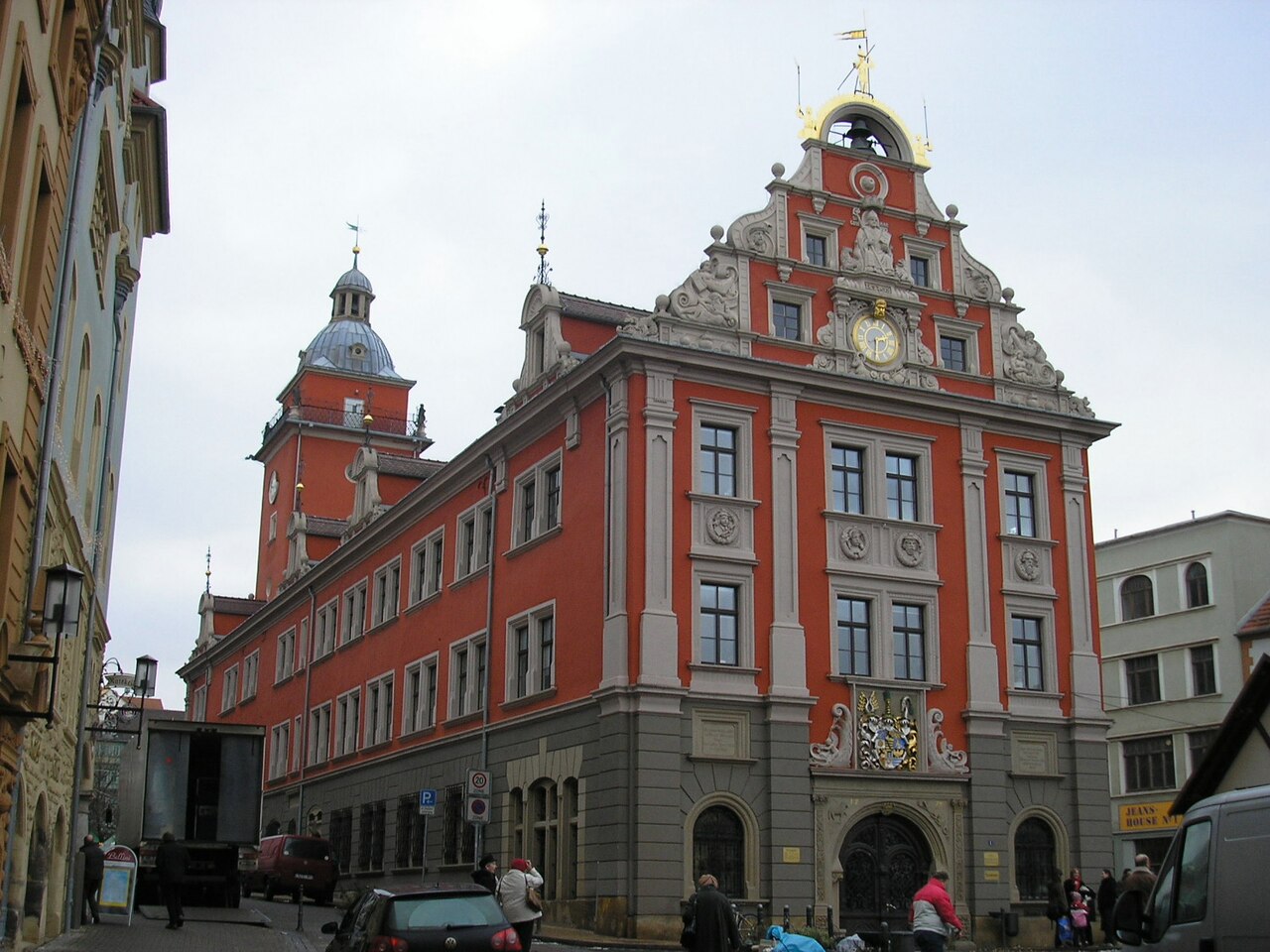 Das Rathaus von Gotha (Thüringen)