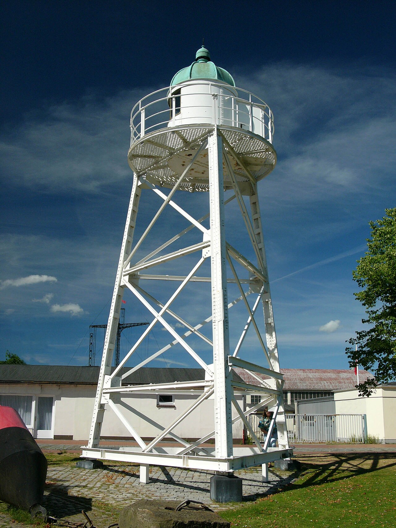 Lighthouse Sandstedt , Deutsches Schiffahrtsmuseum, Bremerhaven, Germany