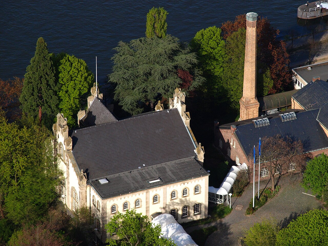 Altes Wasserwerk , Bonn: Luftaufnahme