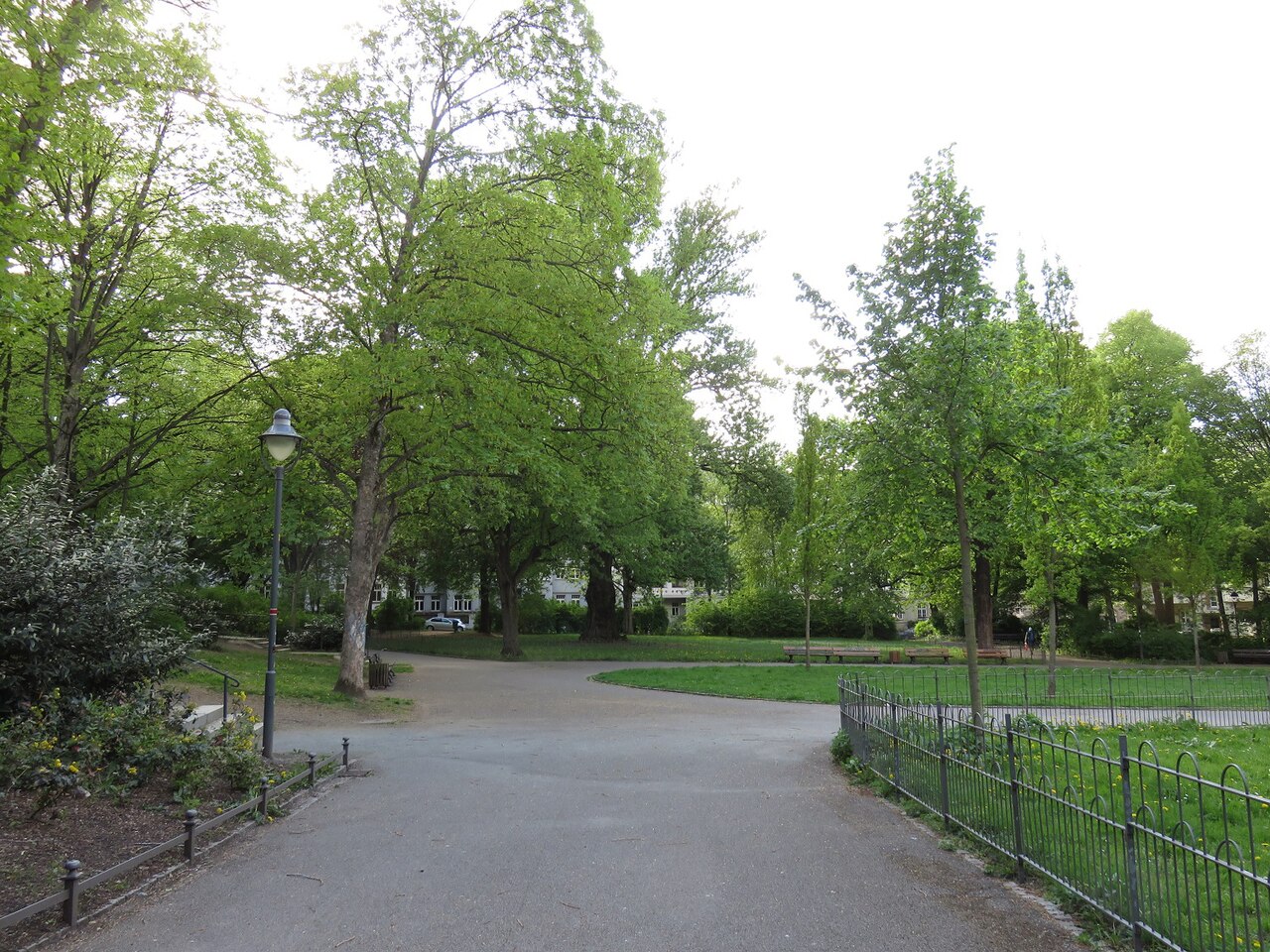 Andréplatz im Frühjahr 2015
