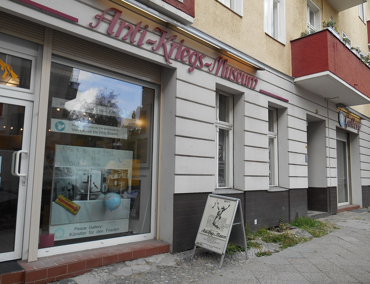 Anti-Kriegs-Museum at Brüsseler Strasse 21 in Belgisches Viertel in Berlin-Wedding in Berlin-Mitte, Berlin (Germany)