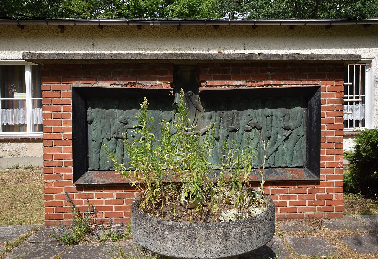 Ernst Thälmann memorial by Hans Kies at the FEZ Wuhlheide in Berlin, Germany