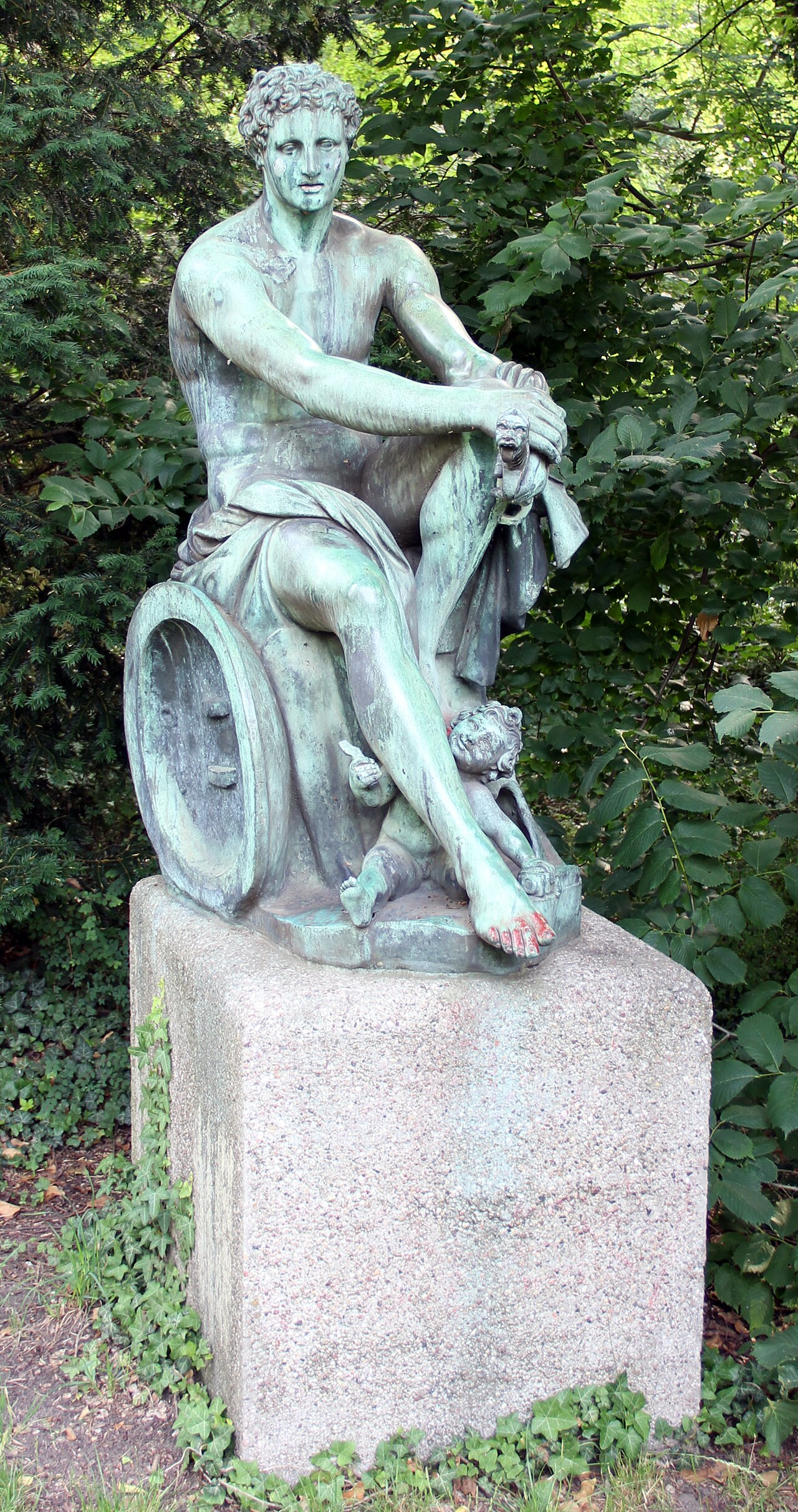 Skulptur," Ares " von Lysipp , 400 v