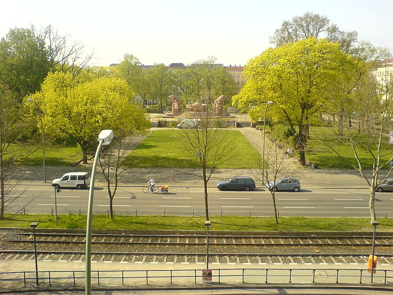 Arnswalder Platz in Berlin, Prenzlauer Berg, seen from Danziger Straße