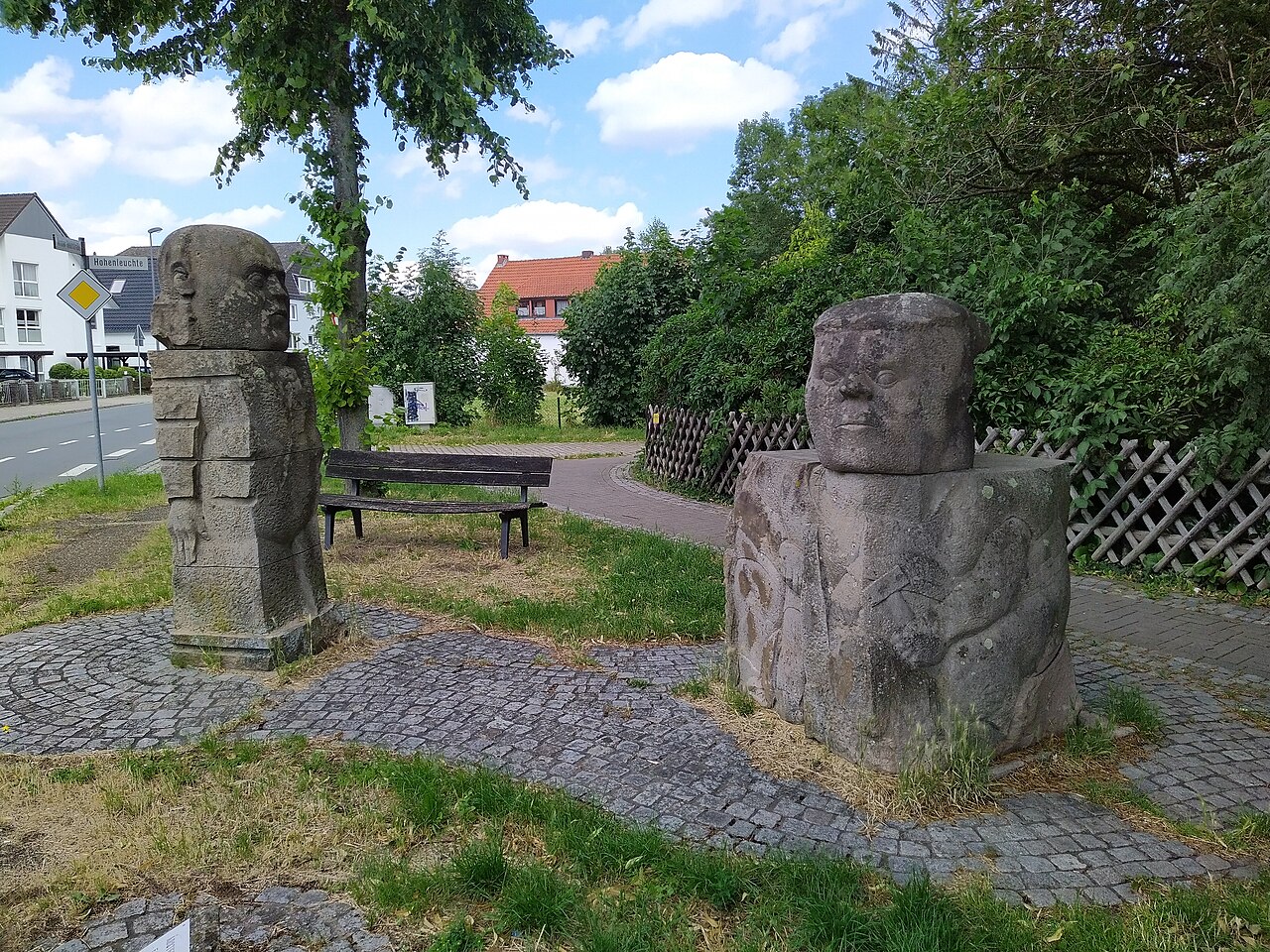 Skulptur "Arster Steinsetzer" in Bremen