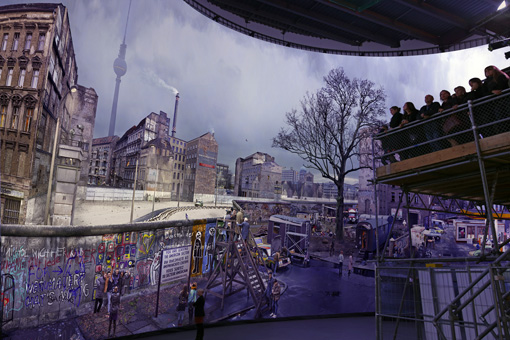 Foto von asisi Panorama Berlin Die Mauer