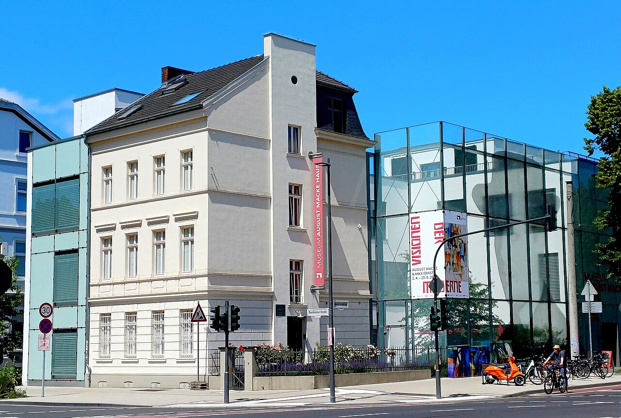 Gesamtansicht Museum August-Macke-Haus in Bonn im Juni 2026
