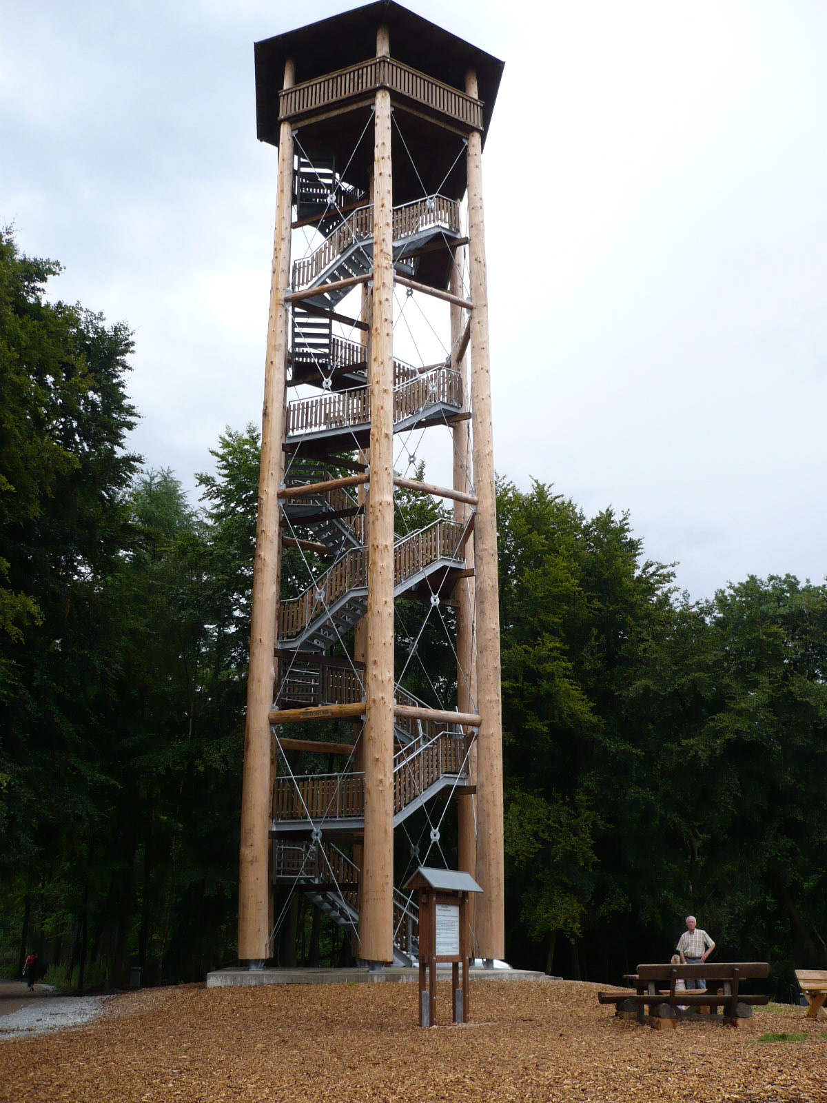 Observation tower Ottoshöhe nearby Melle, Germany