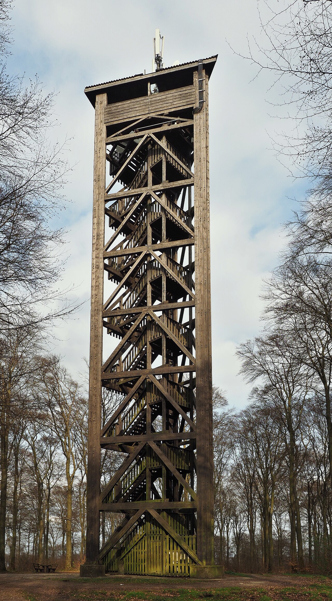 Lookout tower on Pferdskopf, Taunus, Germany