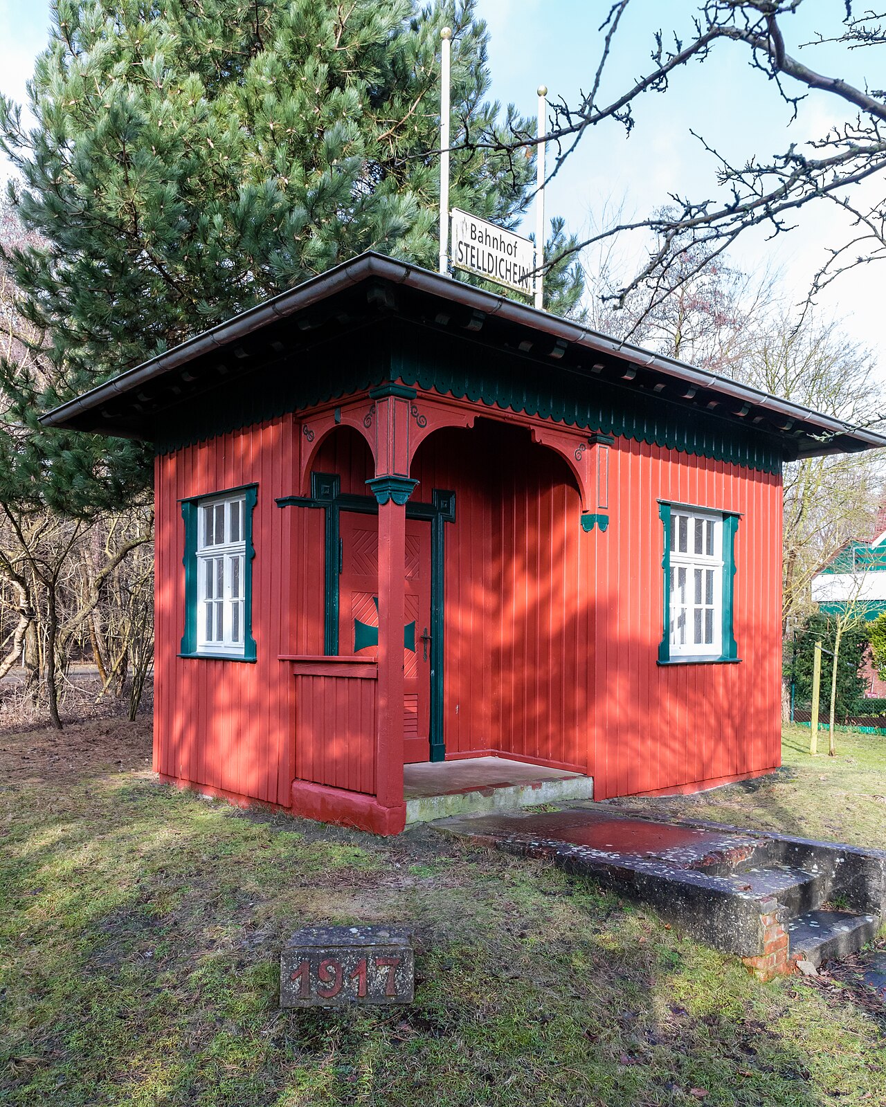 Railway station Stelldichein, Norderney , Lower Saxony , Germany