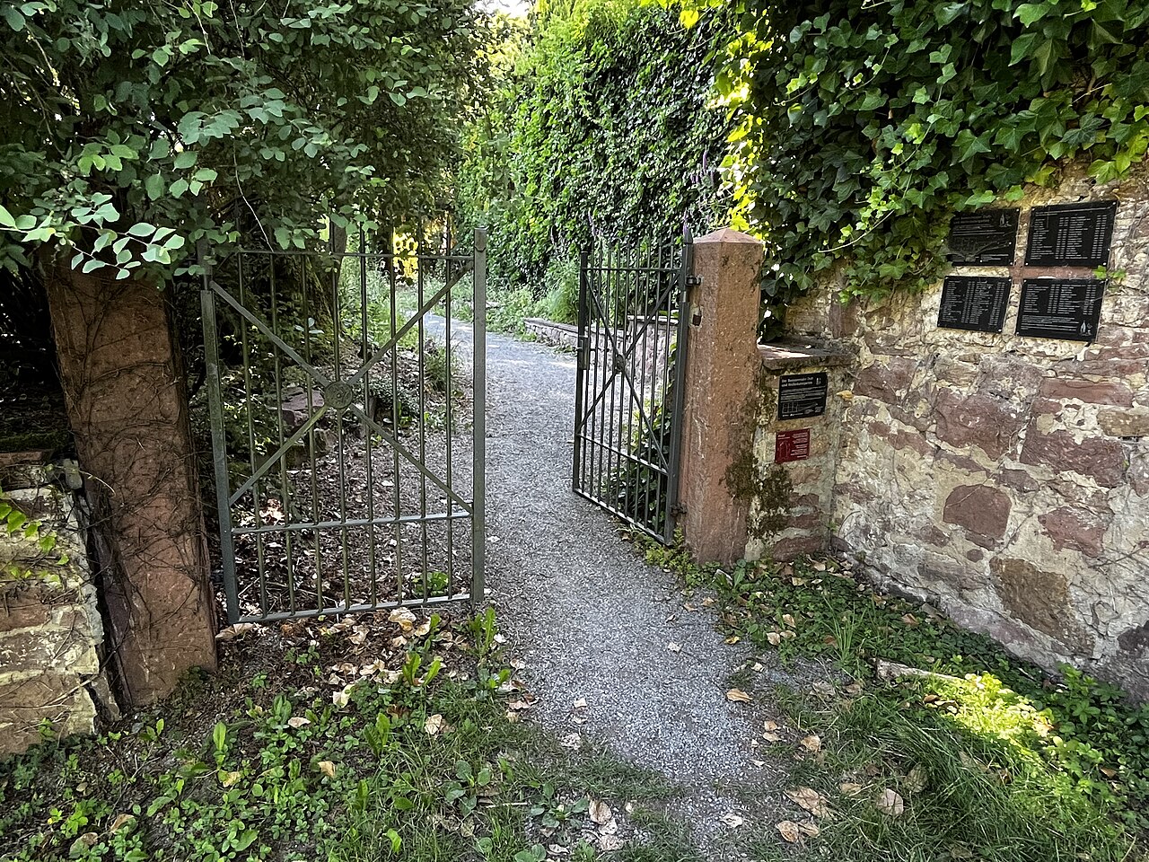 Bammentaler Duft- und Heilkräutergarten, Zugang