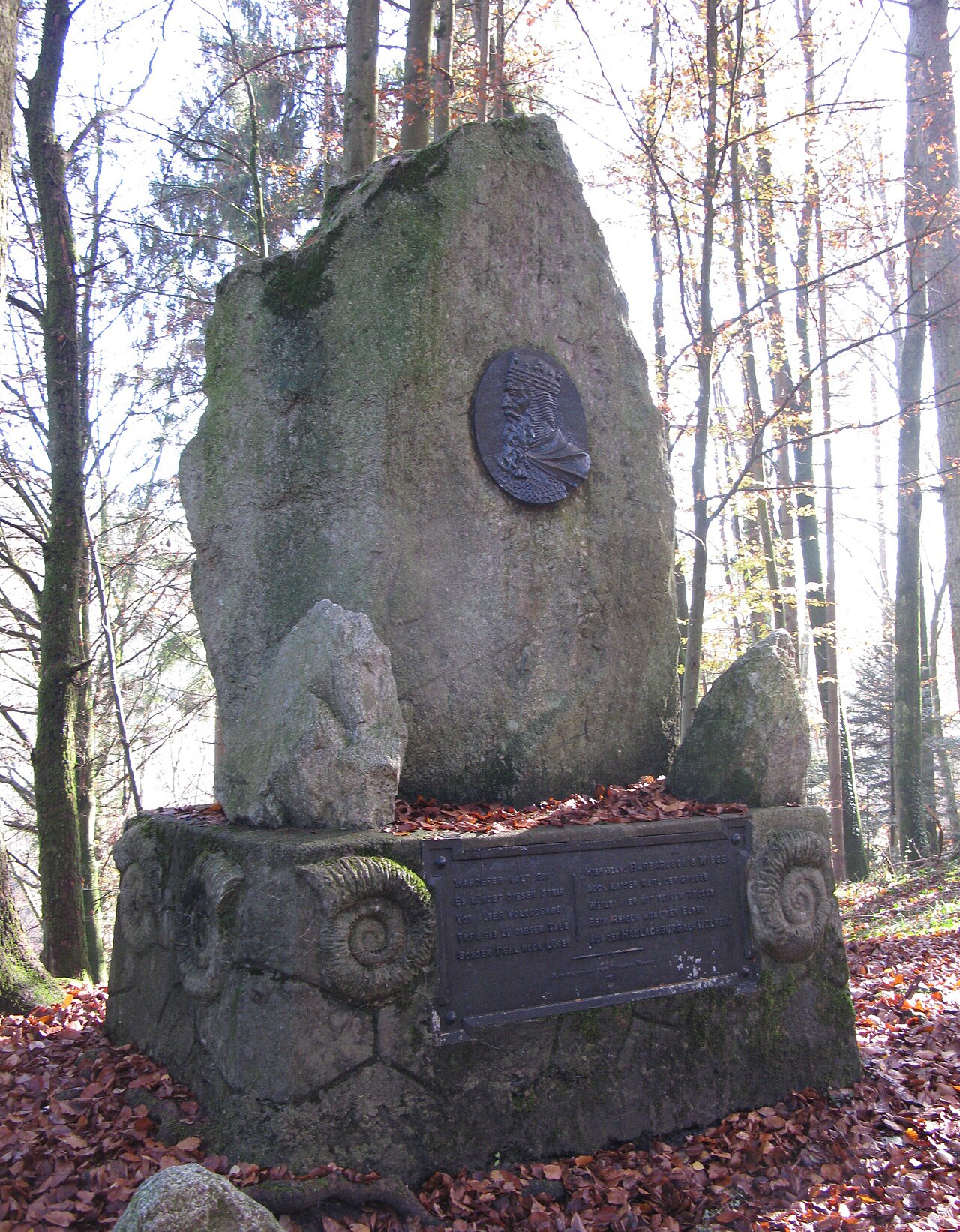 Barbarossastein bei Weingarten
