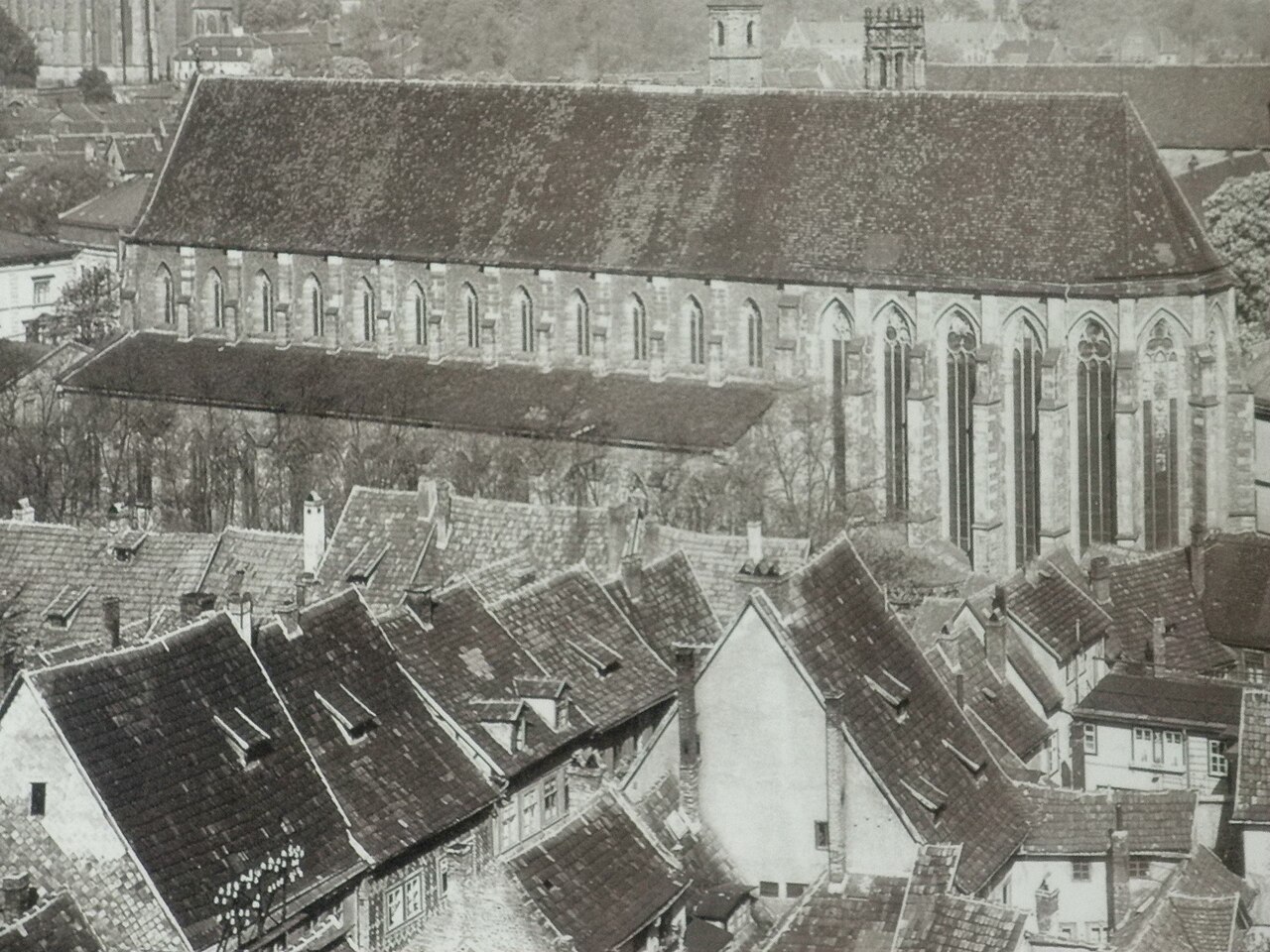 Barfüßerkirche in Erfurt in Thuringia