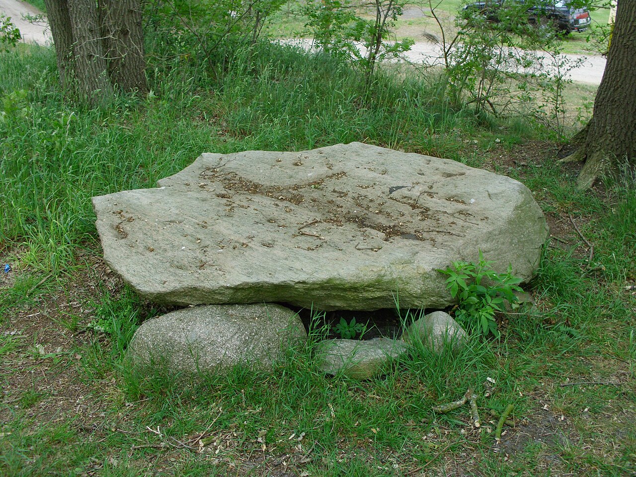 full view of the Bargloyer Steinkiste