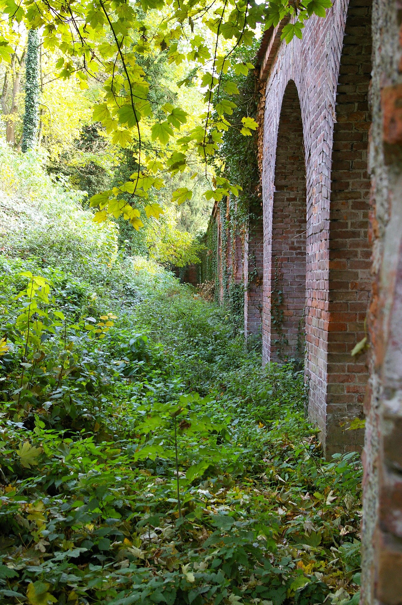 Bogenescarpe der Bastion 7