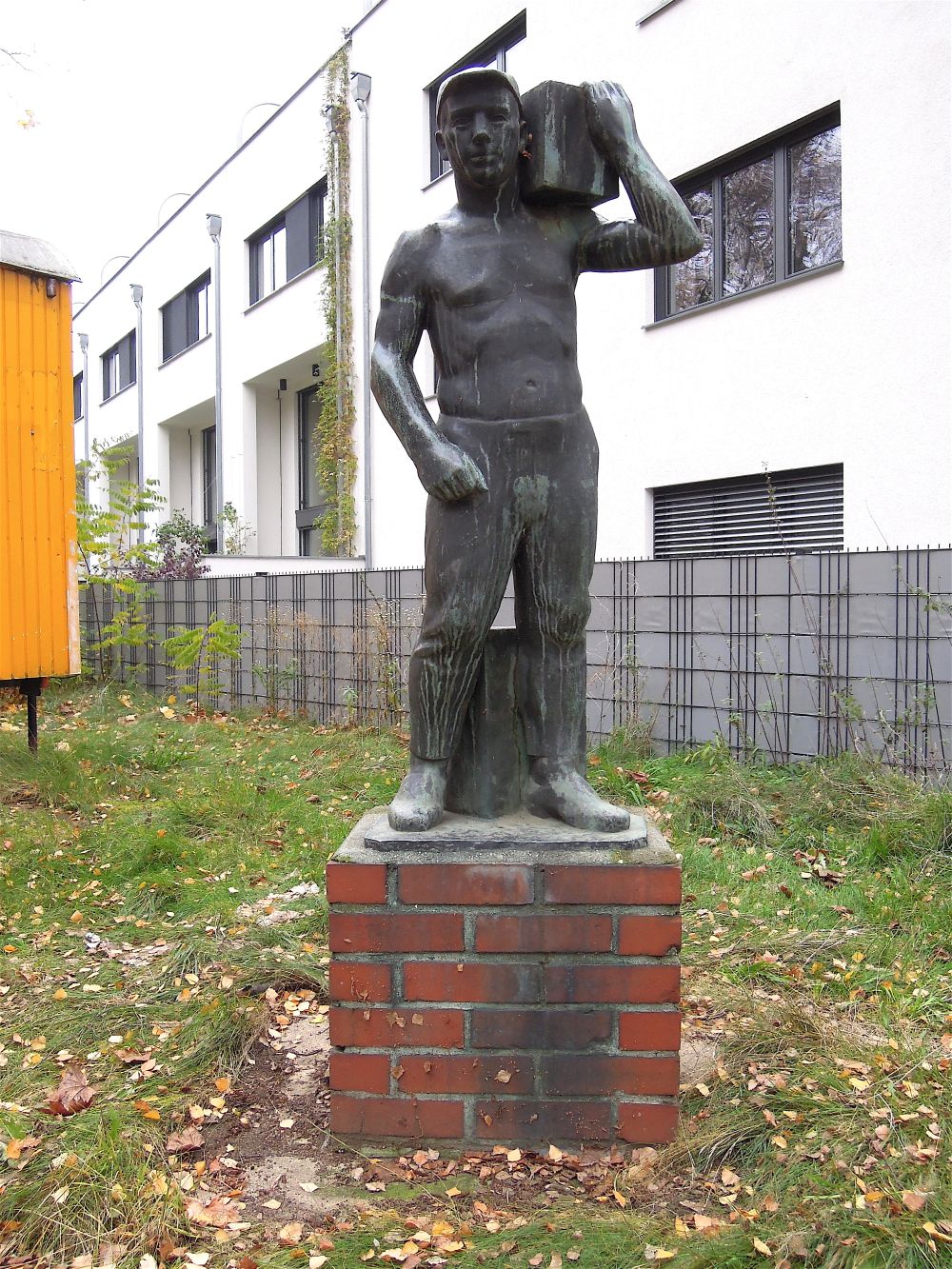 Skulptur Bauarbeiter von Evelyn-Nitzsche-Hartnick