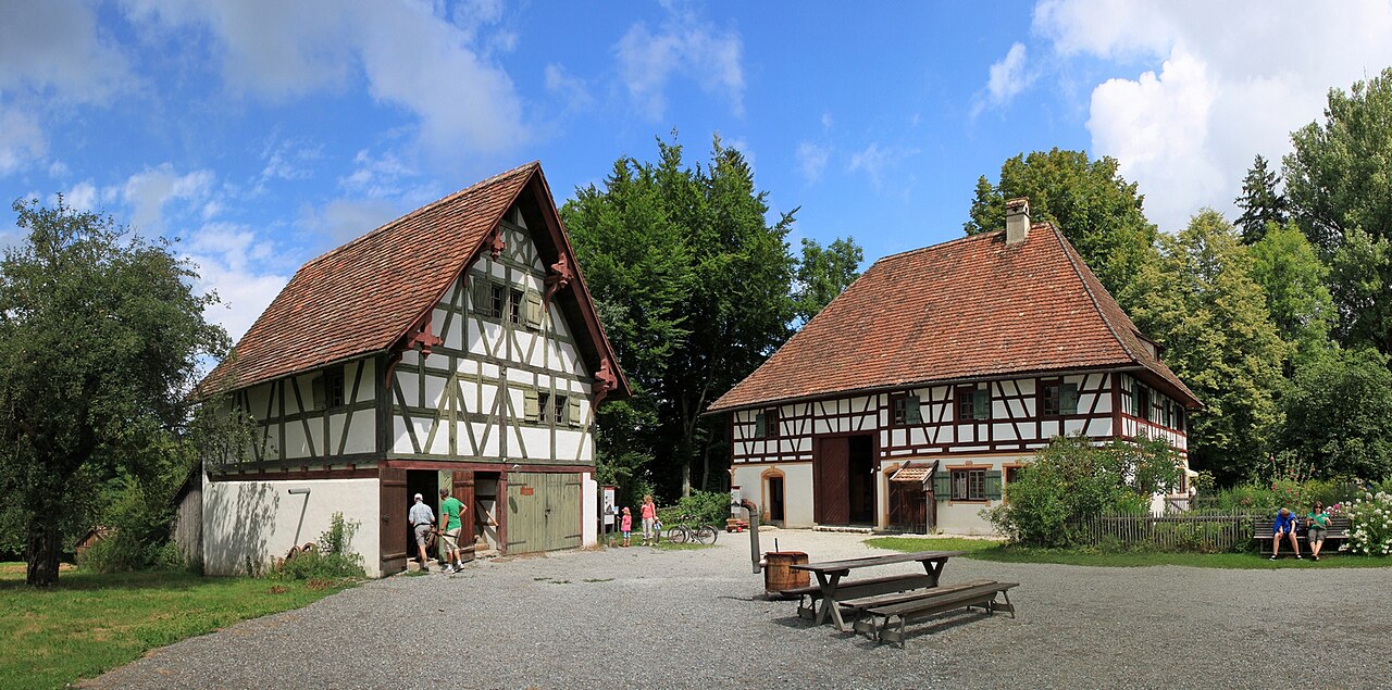 The Farmhouse Museum in Wolfegg in the Southeast of Baden-Württemberg shows historic agricultural technology and crafts