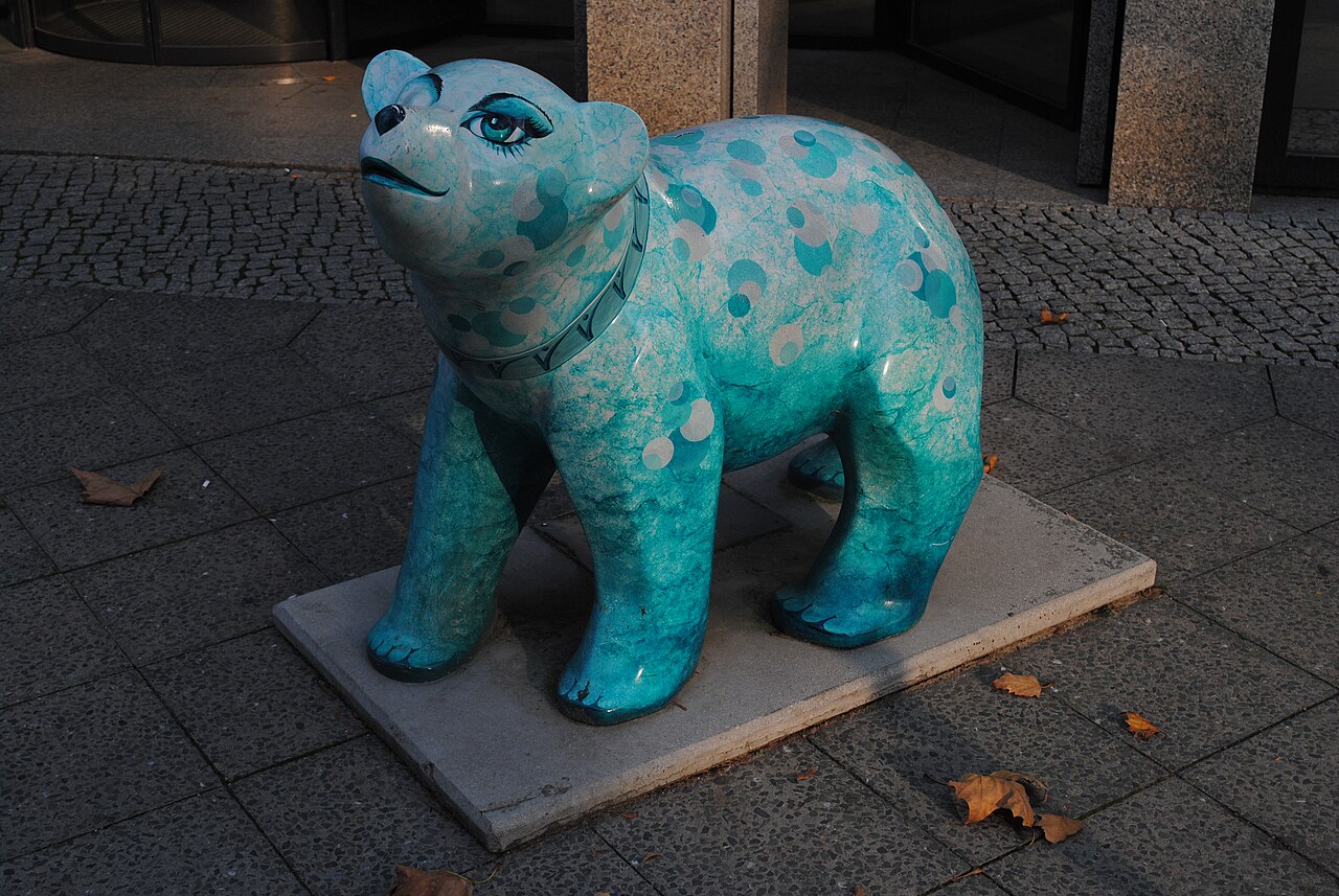 'Beauty Teddy' by Lore Schlee, in Berlin-Tiergarten