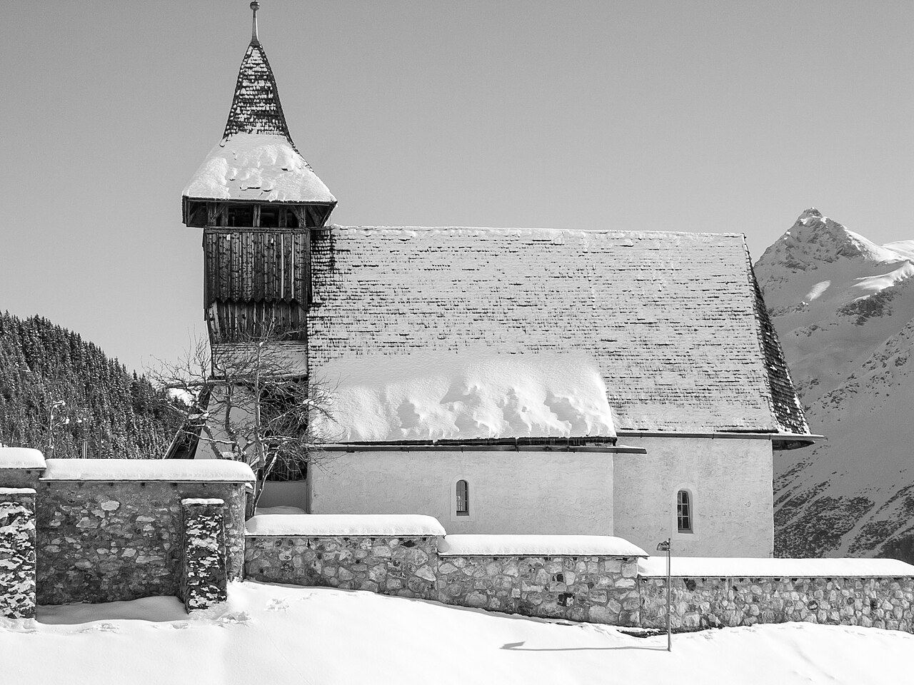 Bergkirchli in Arosa, built in 1492/93