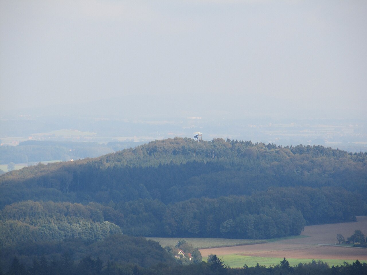 Teutoburg Forest: Hill Beutling with look-out