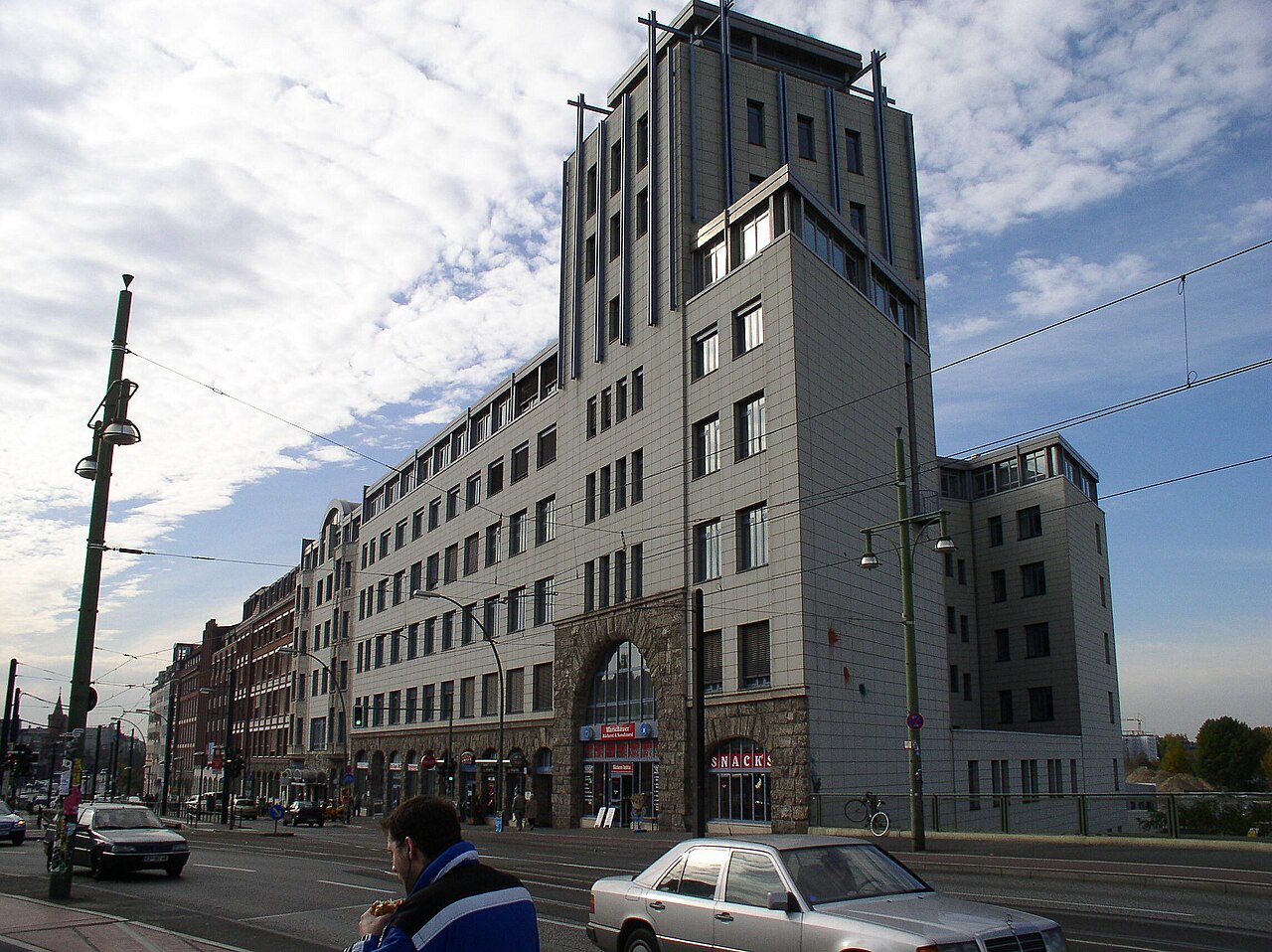 The "industry palace" at Warschauer Straße in Berlin
