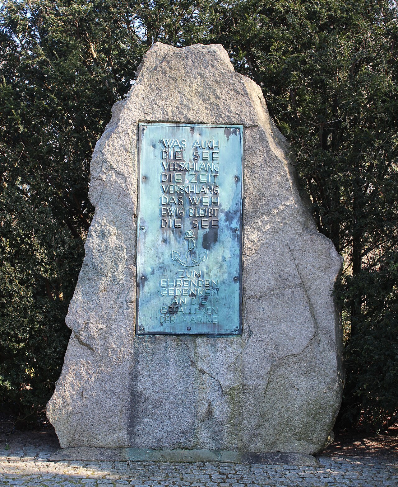 Kriegerdenkmal für die Gefallenen der Marine