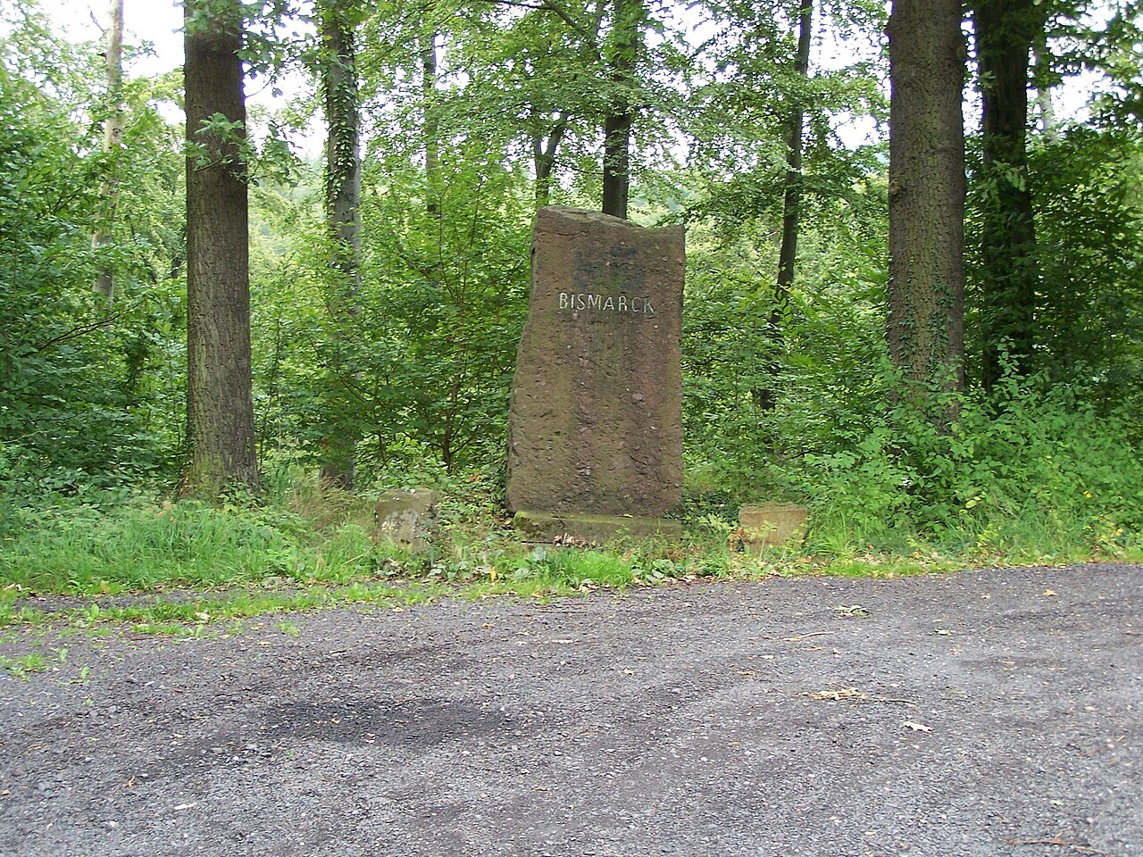 Der Bismarck-Stein am Rennsteig