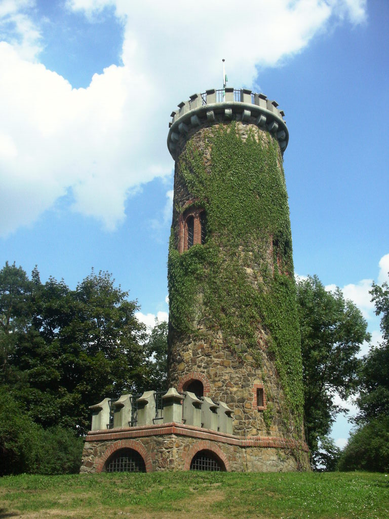 The Bismarck tower located in Grimma (Saxony, Germany)