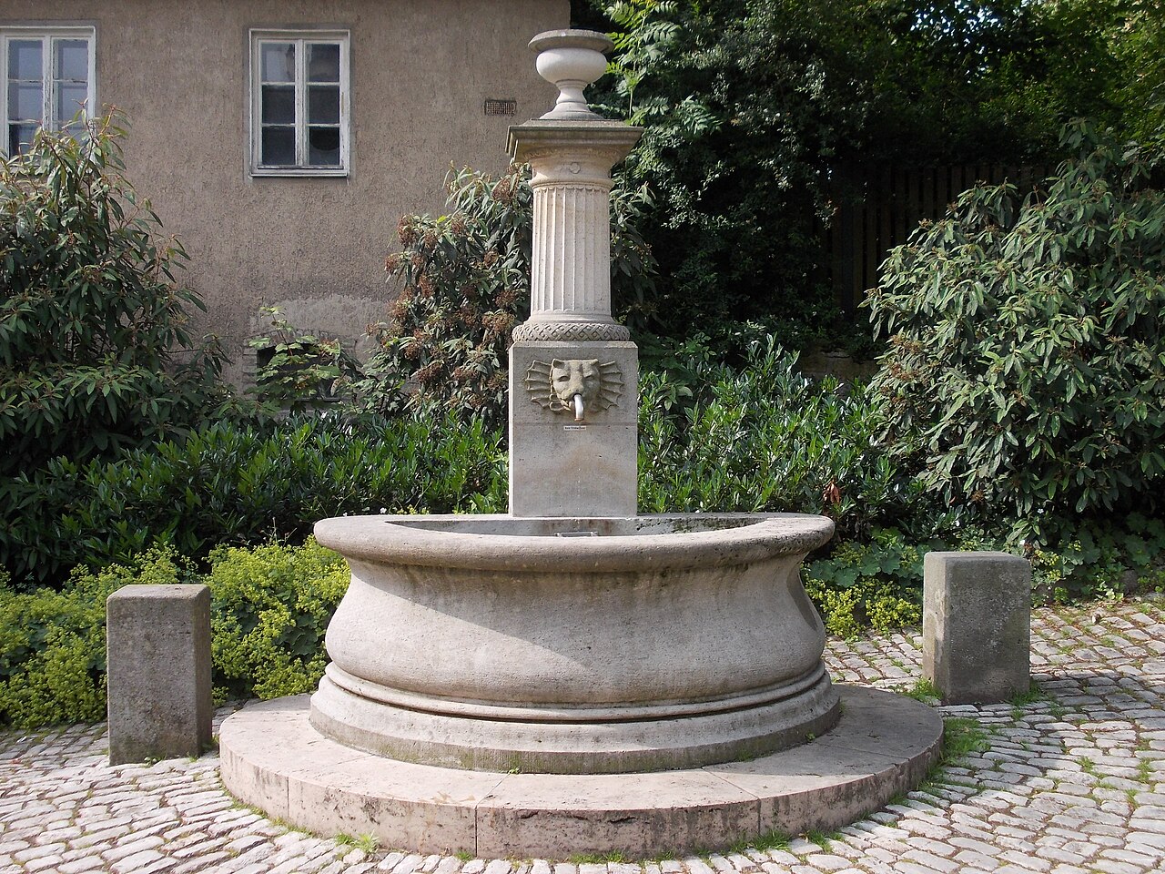 Bode Fountain in Weimar (Thuringia)