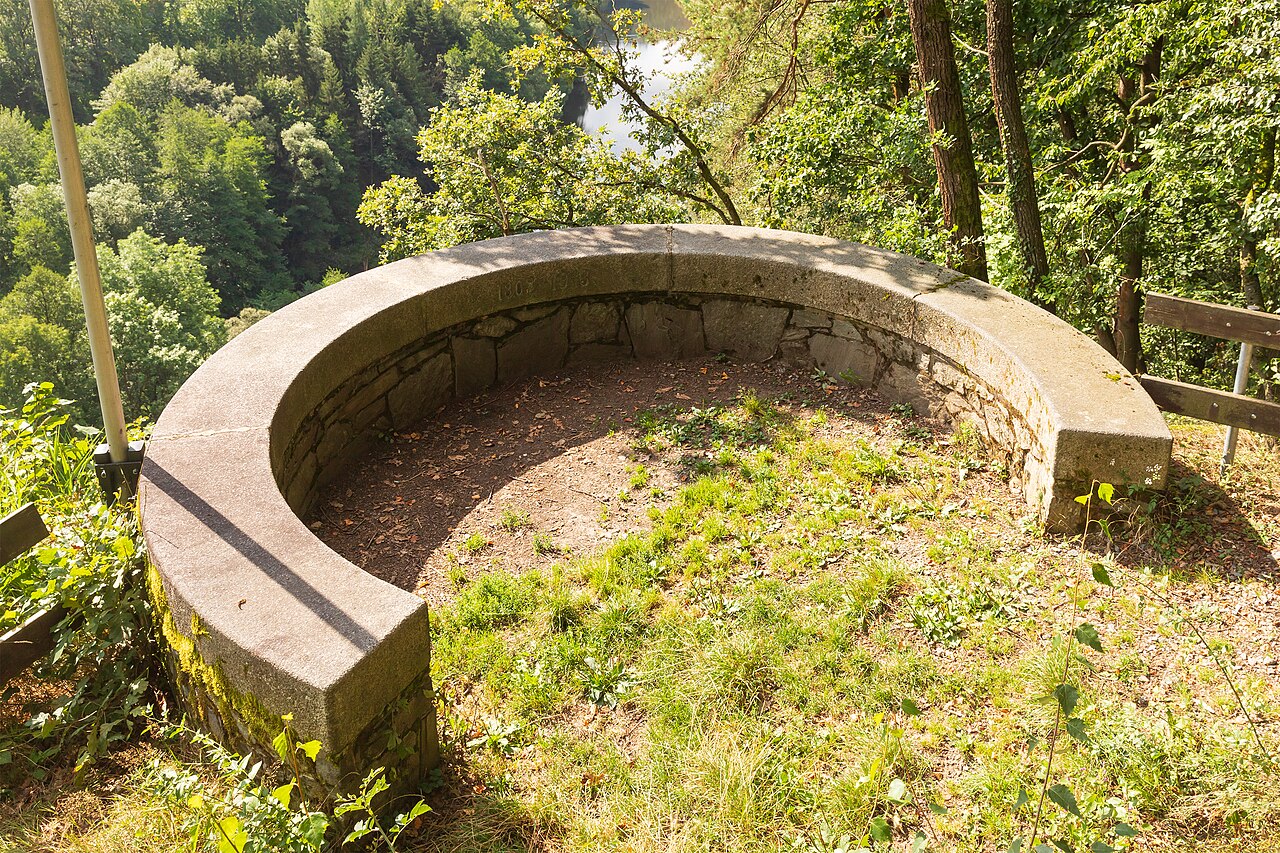 Bodemerkanzel, errichtet von Johann Georg Bodemer bei Zschopau