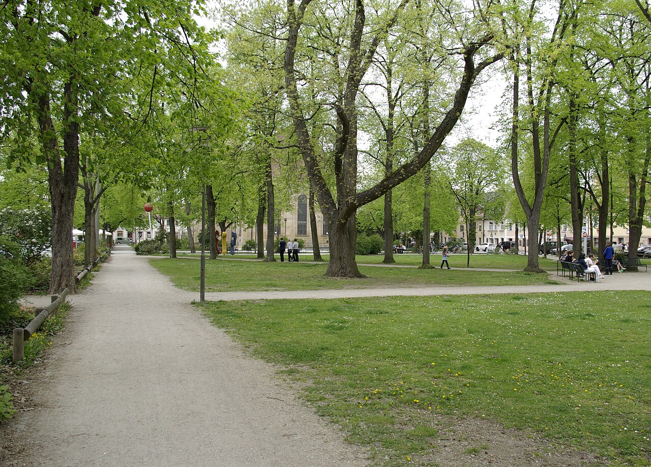Der Bohlplatz in Erlangen