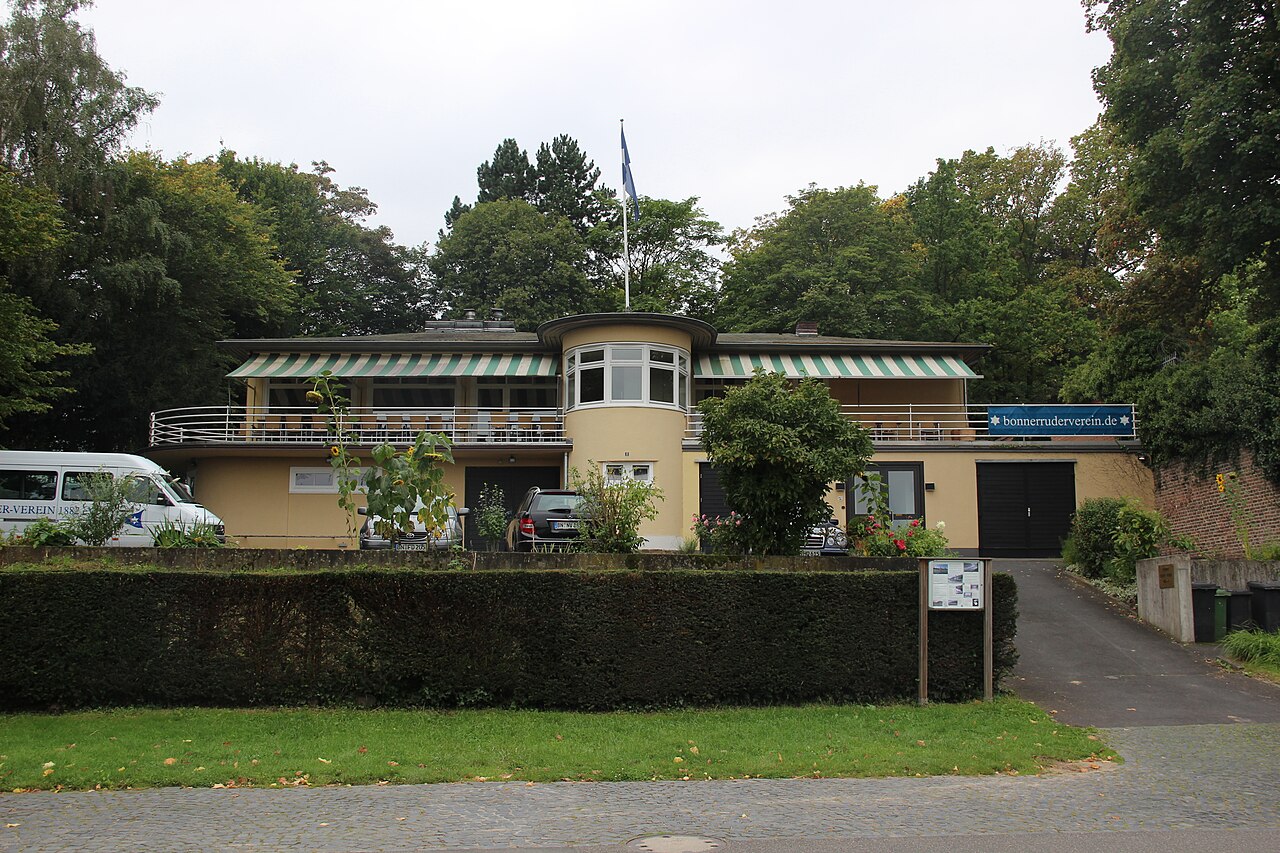 Das Bootshaus in Bonn, Ortsteil Gronau , Wilhelm-Spiritus-Ufer 2