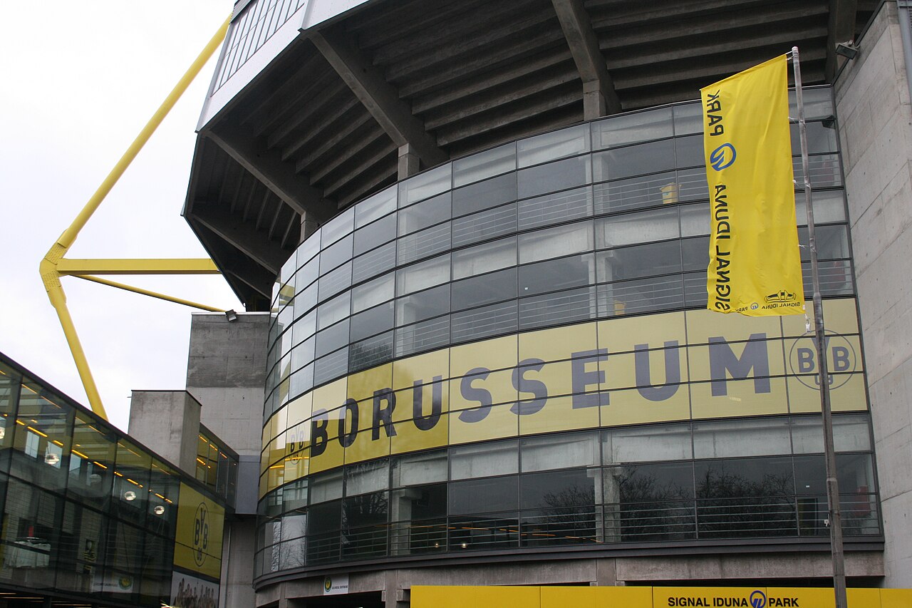 Das Borusseum - Museum des BVB Borussia Dortmund im Westfalenstadion