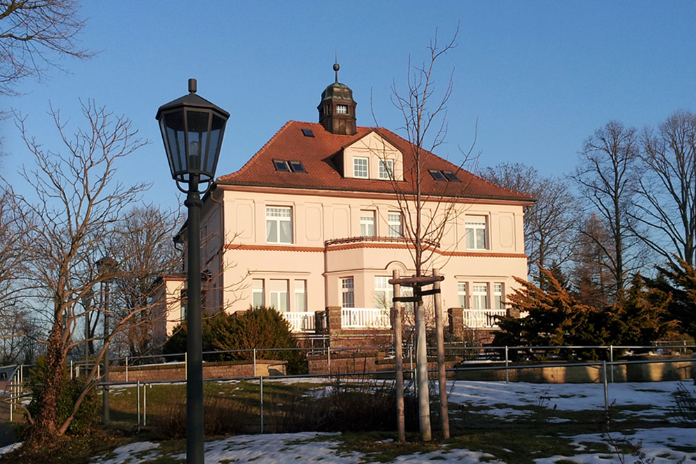 Die Villa Storchennest, ein denkmalgeschütztes Gebäude in Radeberg