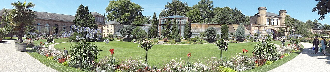 Panorama des Botanischen Gartens Karlsruhe