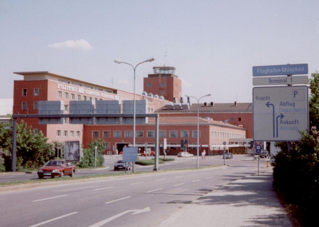 Munich-Riem Airport, a few days after closure of flight service
