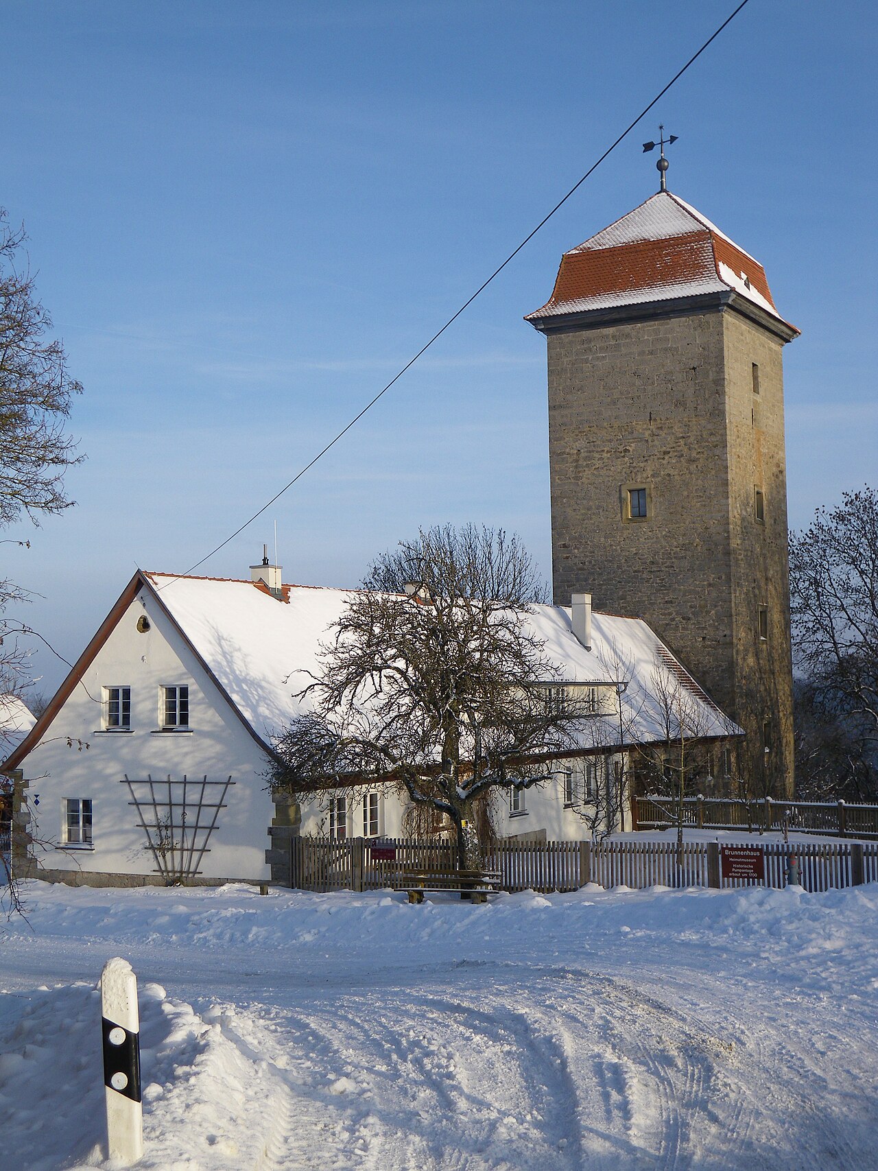 Brunnenhausmuseum - local museum of technical history in Schillingsfürst