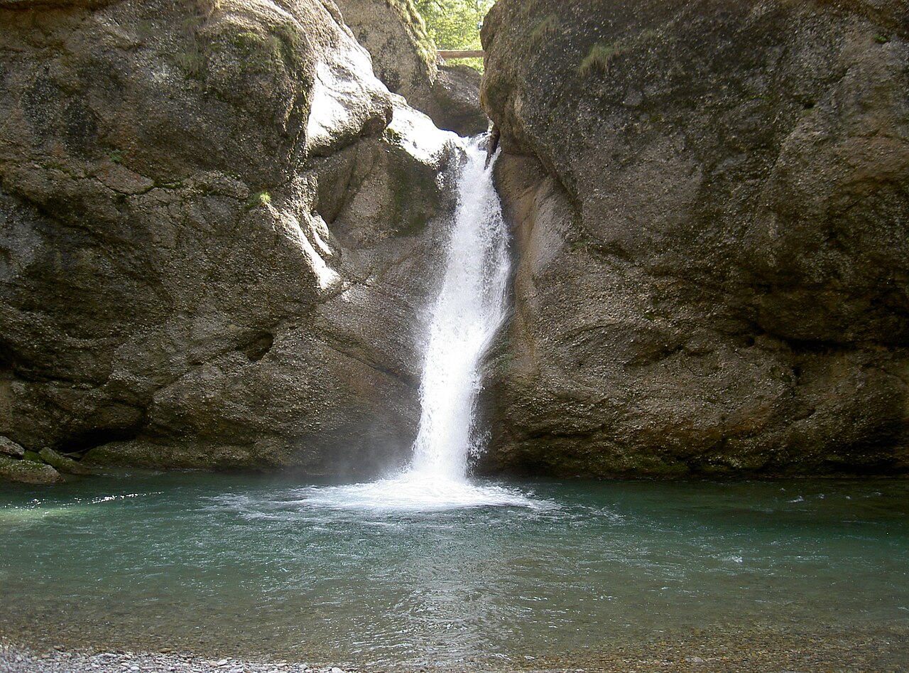 Buchenegger Wasserfälle bei Oberstaufen im Allgäu, Bayern