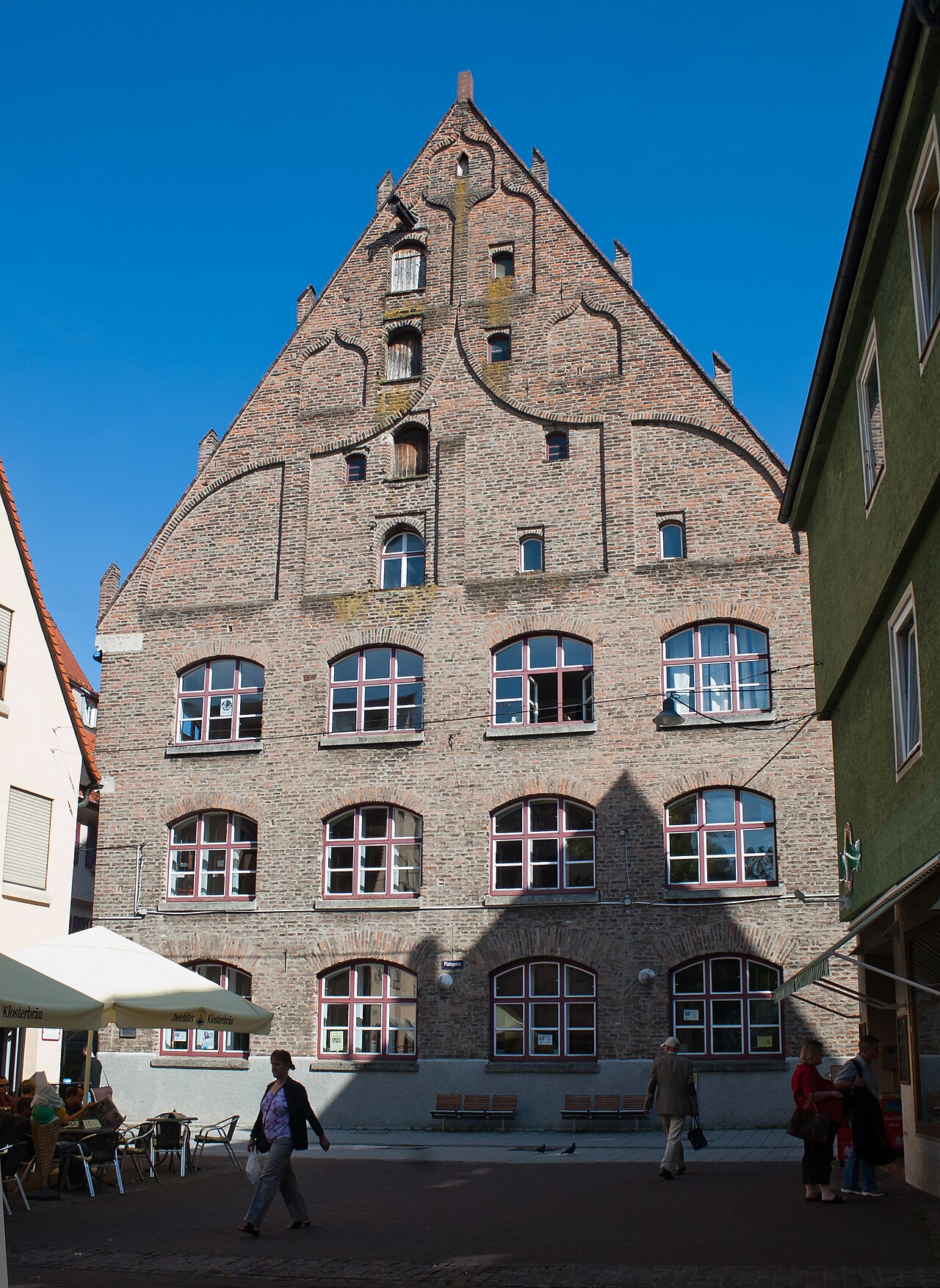 Westgiebel des Büchsenstadels an der Platzgasse 18