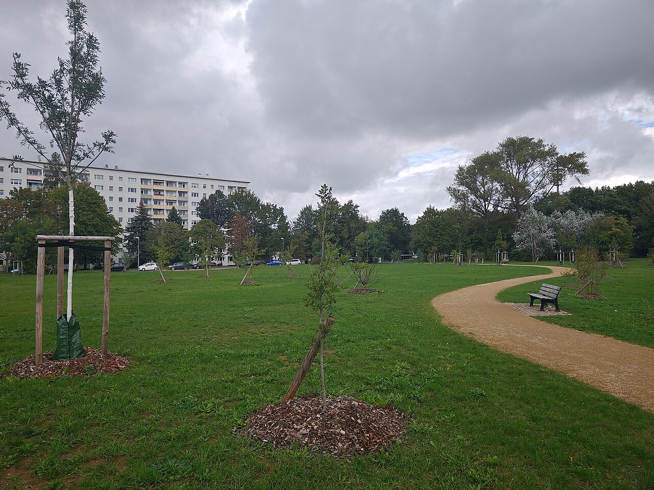 park located in Gablenz (district of Chemnitz)