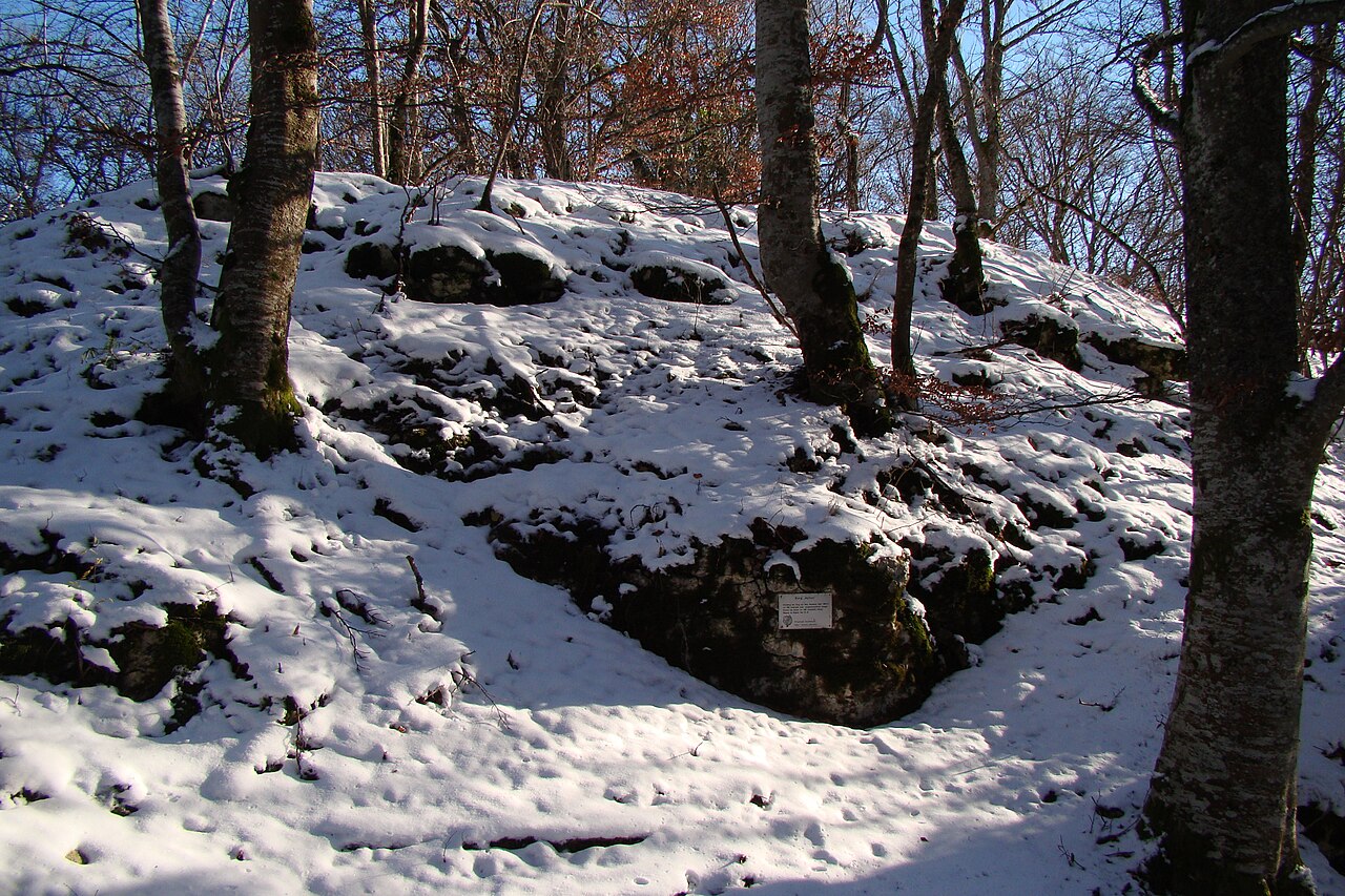 Westseite der ehemaligen Burg